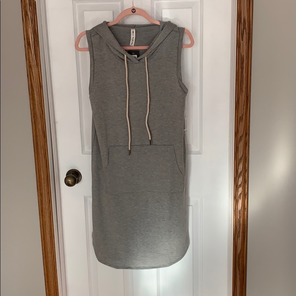 Hoodwinked Casual Dress Silver Icing